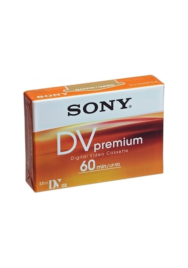 Turuncu Sony Mini Dv Kaset Tape Sarı Sony Kaset