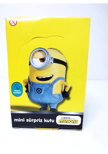 Hayal Sepeti Sevimli Minions Karakterli Kartlar + Sticker + Şeker