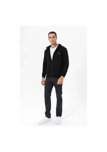 FA220214614 Sweat Zipper Hood Farm Animals Önü Fermuarlı Sweatshirt
