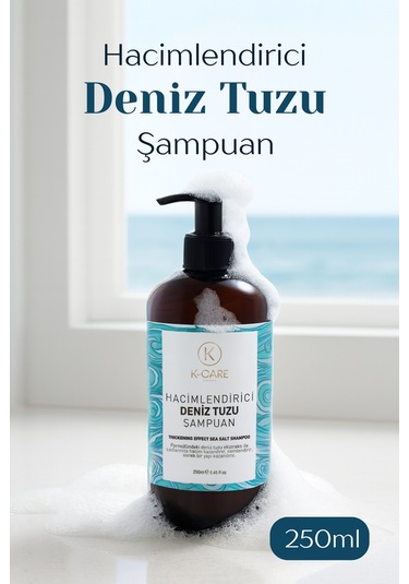 K K-care Cosmetics Hacim Veren Deniz Tuzu Şampuanı 250 ML