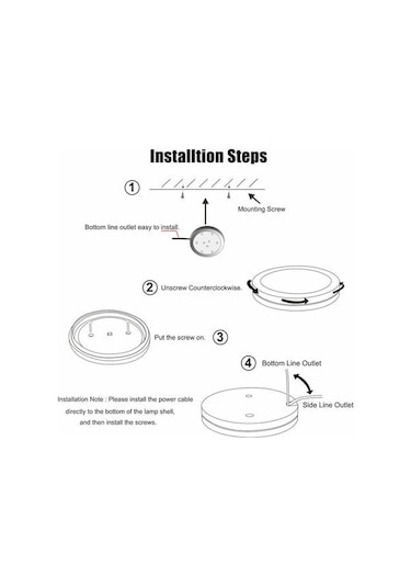 Geeksen İnce Led Dolap Aydınlatma, 21 Led'li Yuvarlak Tasarım, Mutfak Ve Vitrinler İçin 3000k Sıcak Beyaz, Yan Çıkışlı, 8 Adet