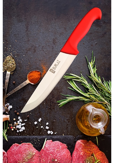 Mutfak Bıçak Seti Sebze Ekmek Bıçağı Red Serisi 6 Parça