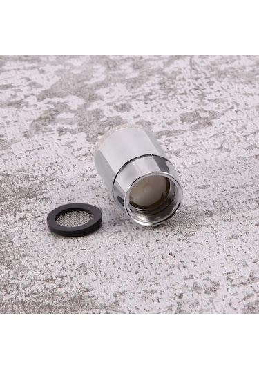 Xurunkeji Üç Renkli Led Sıcaklık Sensörü Sprey Musluk Su Musluğu GÜMÜŞ