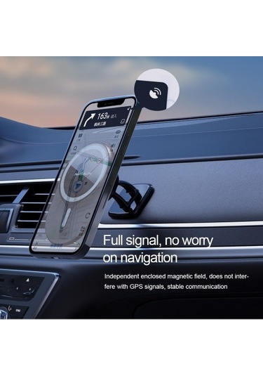 Joyhub Nıllkın Nkl01 Magroad Lite Macun Tipi Araç Manyetik Tutucu iPhone Uyumlu, 12 Serisi Için Siyah Yok Havalandırma