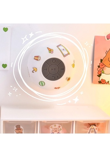 Supermarket1 Su Geçirmez Mini Bluetooth Hoparlör - Duvar Ve Araç İçin, Type-c Şarj, Düşük Enerji Kullanımı