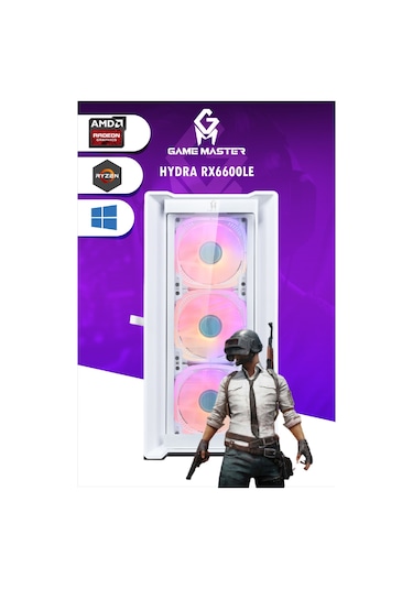 Game Master Hydra RX6600LE R5 5600 16 GB 512 GB M.2 SSD RX6600LE 8 GB Free Dos Masaüstü Oyuncu Bilgisayarı