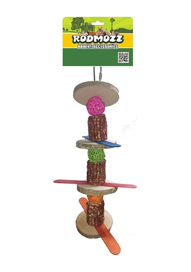 Rodmozz Ağaçlı Mısır Koçanlı Toplu Kemirgen Oyuncağı