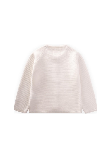 Cigit Links Triko Hırka 1-5 Yaş Ekru Ekru