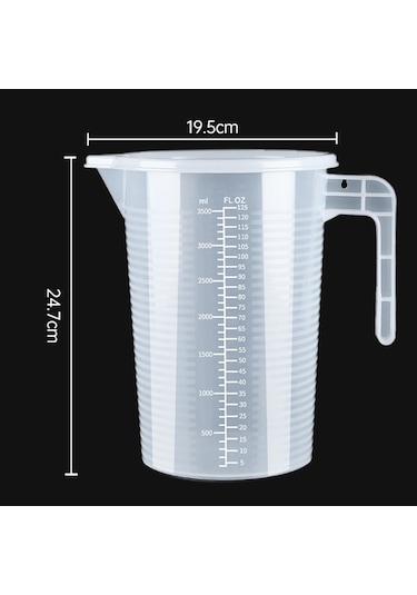 Suntek Pişirme Ölçme Kabı Mutfak Temizleme Gereçleri Için 3500 Mi