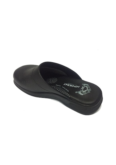 Doktor-Hemşire-Hastane Terliği Bay Bayan Siyah Sabo Terlik