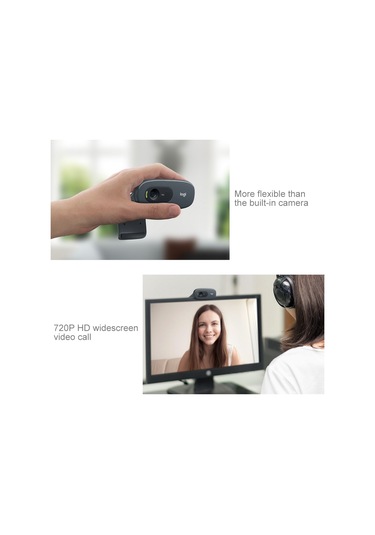 Sones Logitech C270 Hd Web Kamerası, Hd 720p Görüntülü Aramalar İçin Her İhtiyacı Karşılıyor