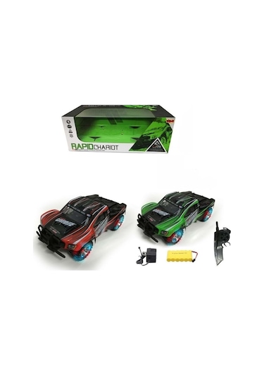 Toycraft Thunderdrive 1:10 Dev Boy Şarjlı Uzaktan Kumandalı Yarış Arabası - Yeşil