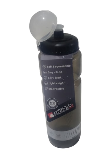 Andriolo 700 Ml Bisiklet Suluk Matara. Siyah. Siyah