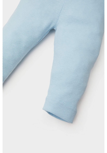 DeFacto Erkek Bebek Basic Düz Fitilli Kaşkorse Alt E6306A525SPBE304 Mavi