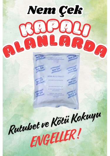 Nemçek Nem Alıcı Tutucu Rutubet Giderici Önleyici Korozyon Önleyici Koku Giderici 250 GR X (2 Paket)