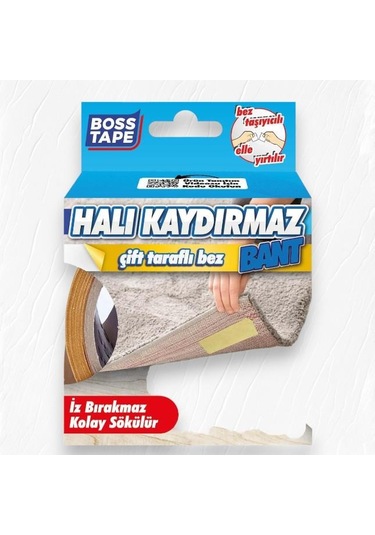 Boss Tape Çift Taraflı Halı Sabitleme Bandı 50mm X 5mt