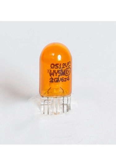 2 Adet T10 Dipsiz Ampul Turuncu 12v 5w