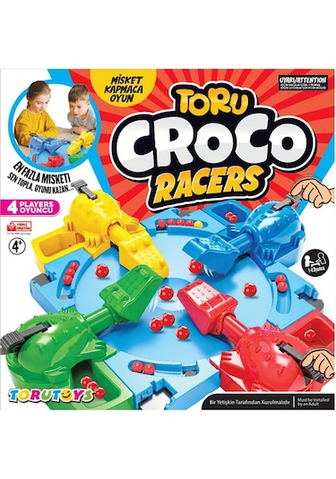 Toru Croco Misket Kapmaca Eğlenceli Aile Kutu Oyunu