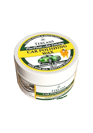 Terlans Uv Korumalı Araç Parlatıcı Koruyucu Vaks 100 ML + Mikrofiber Bez