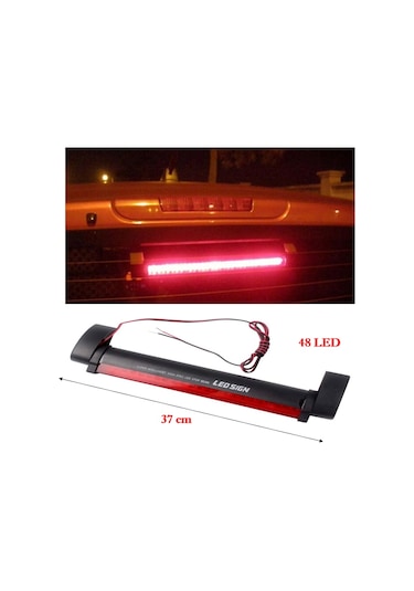 Arka Cam Stop Lambası 48 Ledli 12 Volt
