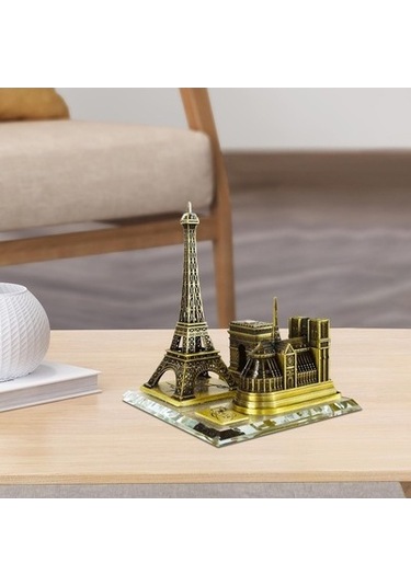 Lijinxu Magideal Kule Heykeli Bina Modeli Yaratıcı Paris Temalı Bronz