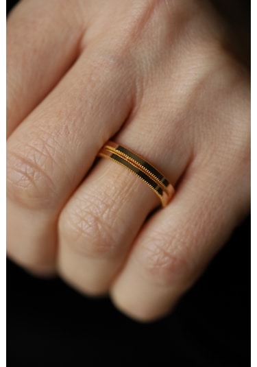 Yenigün Kuyumculuk 14 Ayar Altın 2 Sıra Ajda Yüzük