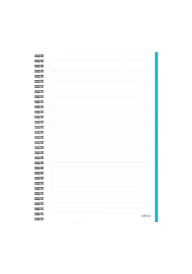 3'lü Okul Defteri Seti A4 2 Çizgili1 Kareli Çok Renkli