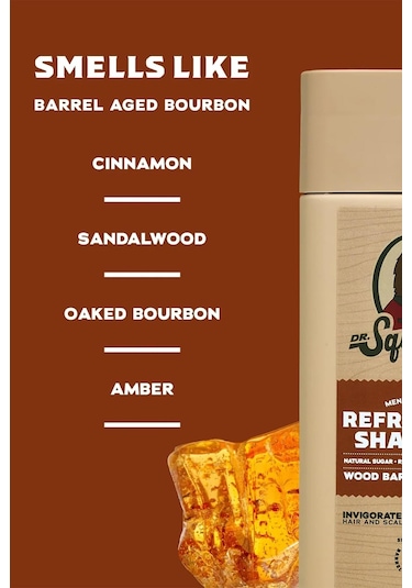Dr.squatch Wood Barrel Bourbon Şampuan 325ml Tüm Saçlar