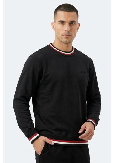 Slazenger Keystone I Erkek Siyah Sweatshırt
