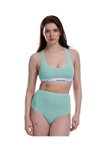 Likralı 5'li Kutu Premium Günlük Kullanıma Uygun Yüksek Bel Külot Berry G-007 D Resimdeki Renk