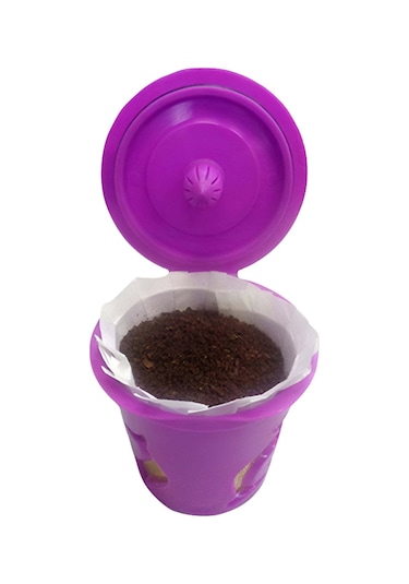 Ximistore9 Ev Ofis Kupa Kahve Filtreleri - 100 Adet Tek Kullandım, Makinelere Uyumlu, Normal Ve Yeniden Kullanılabilir K-kuplar İçin Beyaz