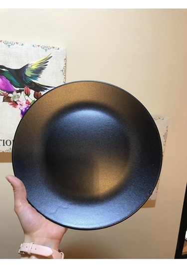 Keramika Mat Siyah 32 Parça 6 Kişilik Yemek Kahvaltı Takımı