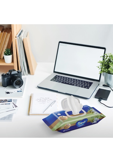 Selpak Organik Bambu Özlü&Organik Zeytinyağlı Islak Mendil 12'li