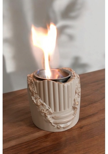 Şık Ve Dekoratif Ateş Çukuru Sütlü Kahve