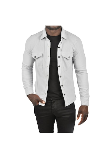 Deepsea Erkek Gri Çıtçıtlı Spor Ceket 2500558 Gri