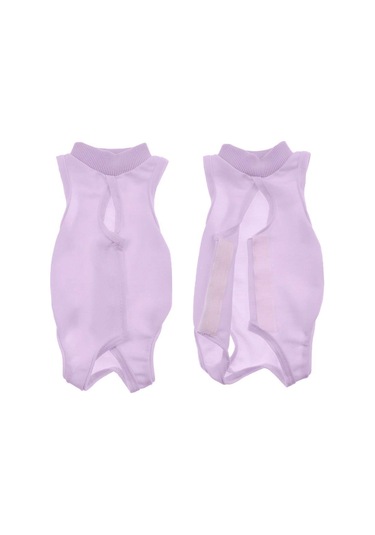 Hombey Kedi Ameliyat Sonrası Giysi, Yara Koruması, Yutma Engeli, Esnek Mesh Kumaş, Mavi S Beden