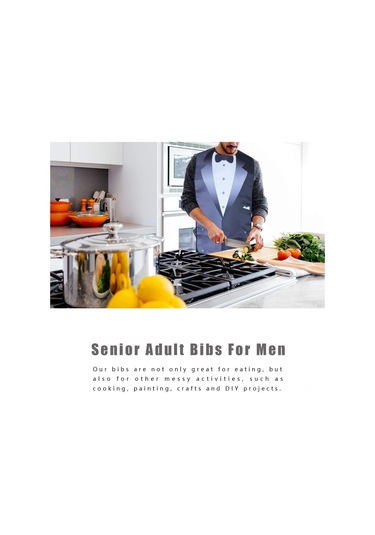 Yifomall Yetişkinler İçin Yeniden Kullanılabilir 3'lü Bez, Büyük Boy Giyim Koruması, Yiyecek Toplayıcı Çantası Ve Basma Kapatma Özelliği, Erkek/bayam İçin