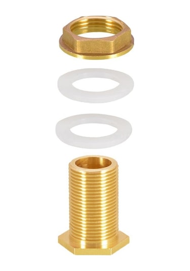 Suntek Kauçuk Halka Dn25 45mm Ile Pirinç Su Deposu Konektörü