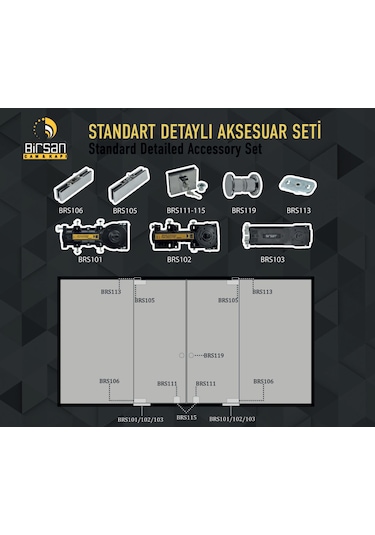 Birsan Hidrolik Motor Standart Detaylı Yer Hidroliği Brs 102-std