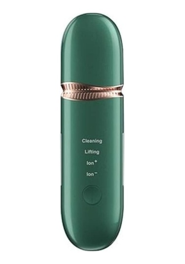 Besthome1 Ultrasonik Cilt Yüz Akne Siyah Nokta Iyon Cihazı Yeşil Altın Gözenek Temizleyici Kozmetik Ürünü Altın