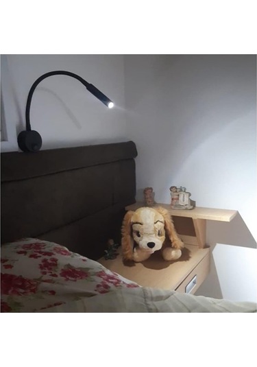 Reedark 360 Ayarlanabilir Led Duvar Lambası - 3w Usb Okuma Aydınlatma, 2'li Set Beyaz