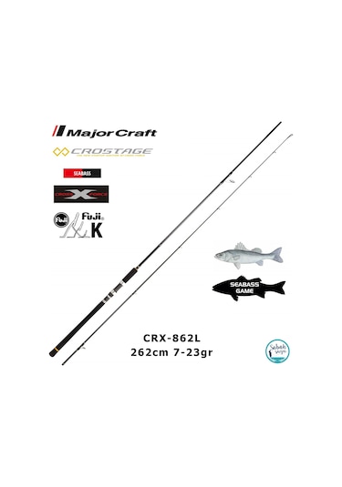 Major Craft Crostage Crx-862l Seabass 262cm 7-23gr 2p Spin Kamış