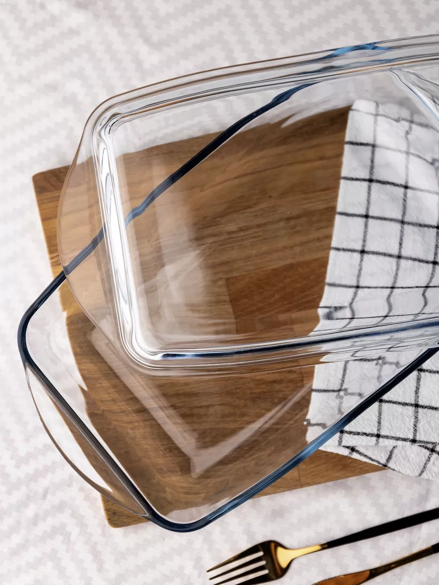 Borcam Cam Fırın Ve Pişirme Kabı 4,1 Litre 9218395 Beyaz