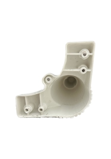 Homdep Beyaz Çizgili Plastik Ayak Kanepe Koltuk Baza Mobilya Ayağı 15cm Beyaz