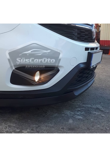 Fiat Doblo D4 2015-2021 Uyumlu Üniversal Astra H Lip Esnek Ön Lip 2 Parça Tampon Altı Dil Karlık Ön Ek 00 Şüscaroto Aksesuar