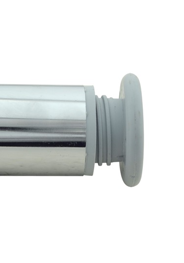 Ludıa Metal Ayarlanabilir 4 Adet Mobilya Ayağı Metal Tablalı 6cm Gri