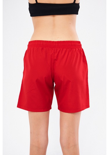 Fantasy Kadın Kırmızı Cepli Hızlı Kuruyan Deniz Şortu Edy6110k Kırmızı