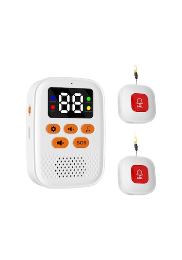 Anjiexun Yaşlı İzleme İçin Titreşimli Kablosuz Sos Çağrı Butonu