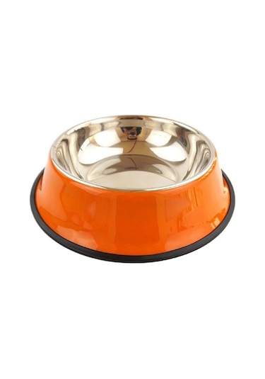 Haoer Kedi Köpek Paslanmaz Renkli Çelik Mama Kabı 16 CM