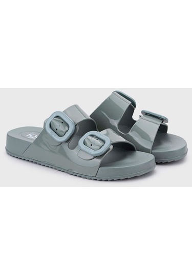 Igor S10334 Habana Brillo Terlik Yeşil Yeşil